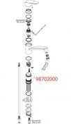 Набор уплотнений для смесителя HANSGROHE 98702000