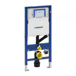 Монтажный элемент для подвесного унитаза, H112, для клавиш Sigma40, 12 см (UP320) c подключением системы удаления запахов GEBERIT Duofix 111.370.00.5