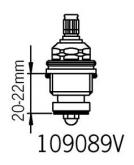 Кран-букса для термостатического смесителя Nova ORAS 109089V