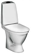 Gustavsberg Nautic 5510 Унитаз напольный со скрытым горизонтальным выпуском, двойной слив. Стандартное сиденье