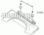 Крышка-сиденье для унитаза, жесткое с микролифтом, белая IDO Mosaik 9158401001