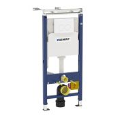 GEBERIT DUOFIX Монтажный комплект Платтенбау для подвесного унитаза, фронтальное управление, клавиша Delta21, цвет белый, UP100 GEBERIT 458.122.11.1